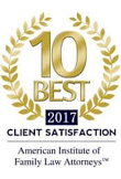 10 Best 2017 Attorney | Client Satisfaction | American Institute Of Family Law Attorneys